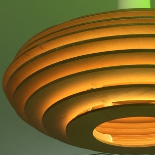 A photograph of the very modern and cool lighting.