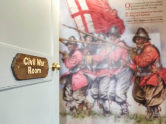 Entrance to the newly revamped Civil War Room